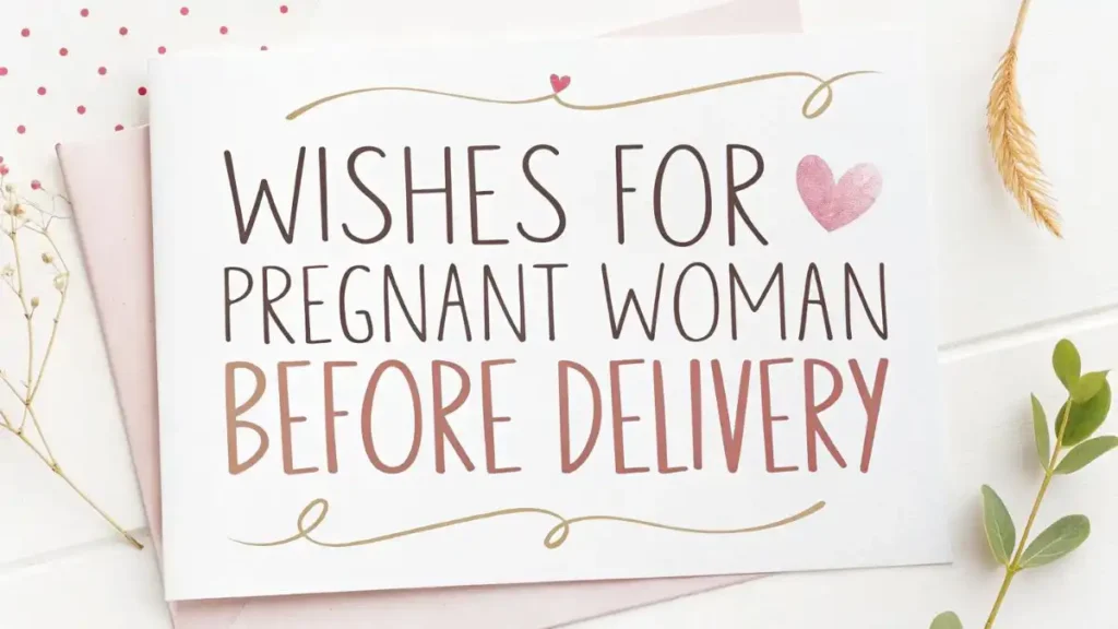 Wishes for Pregnant Woman Before Delivery