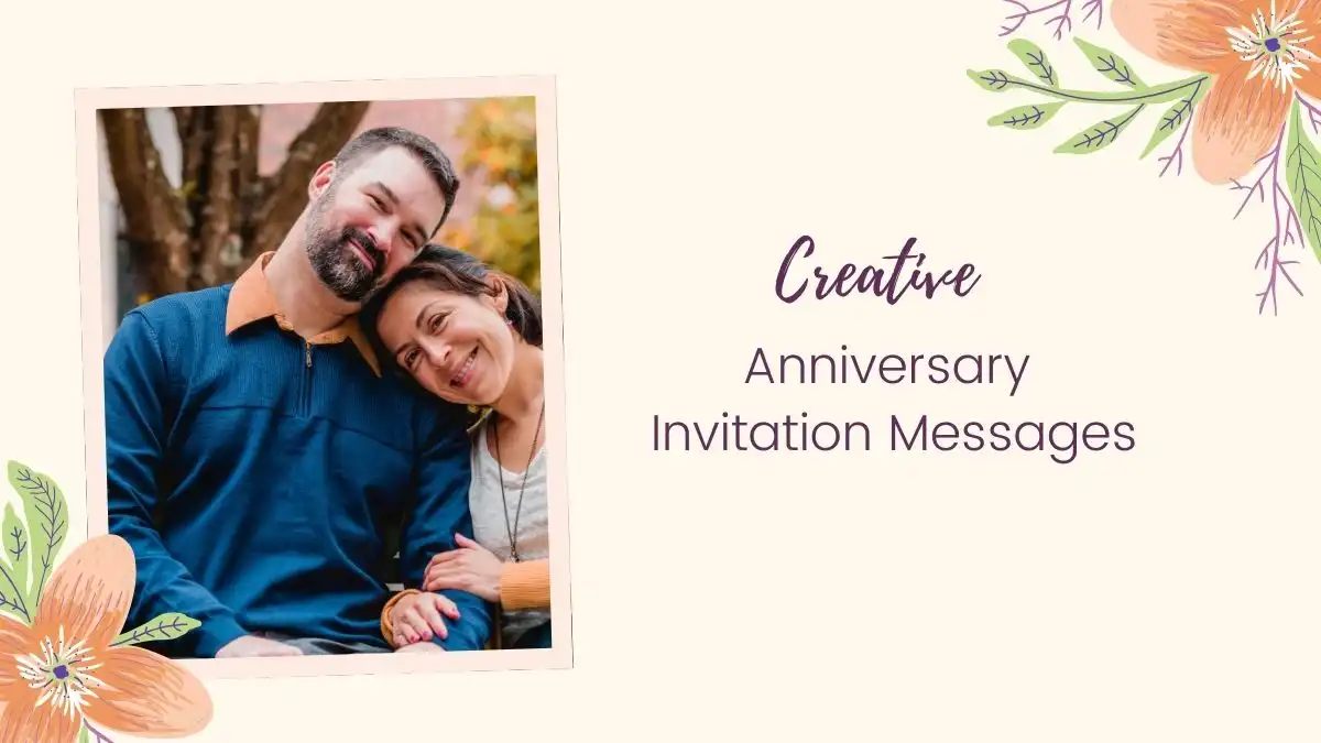 Anniversary Invitation Messages