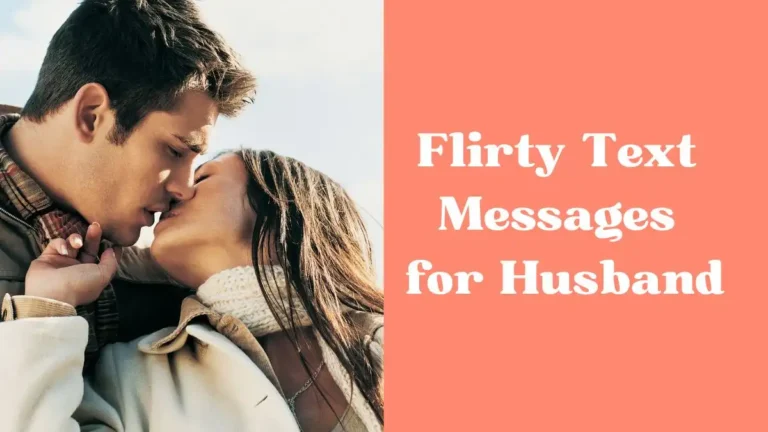 Flirty Text Messages for Husband