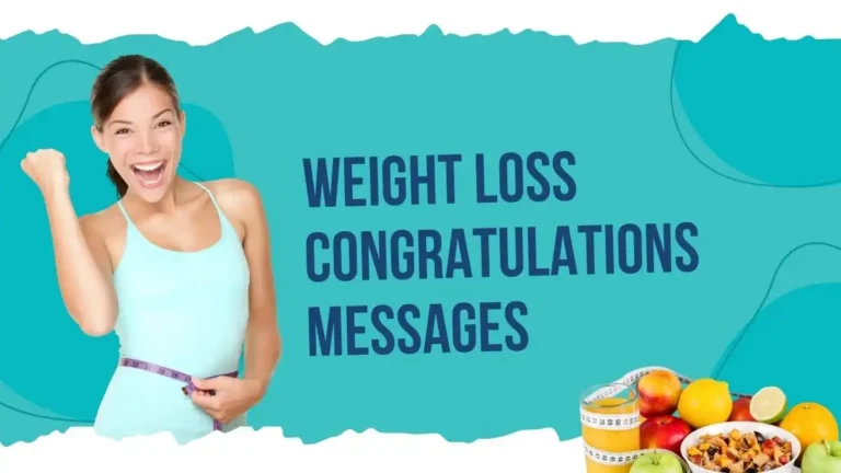 Weight Loss Congratulations Messages