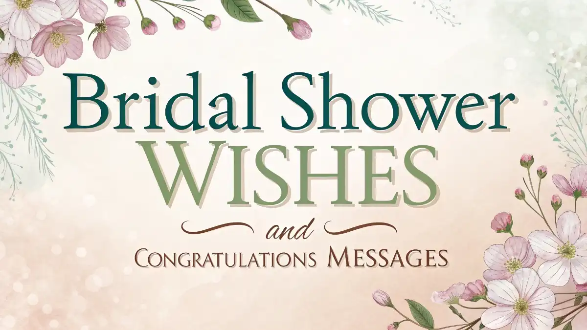 Bridal Shower Wishes and Congratulations Messages