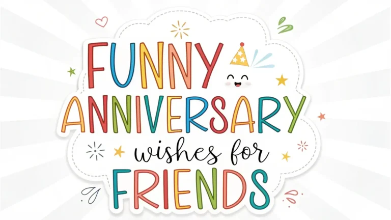 35 Funny Anniversary Wishes for Friends