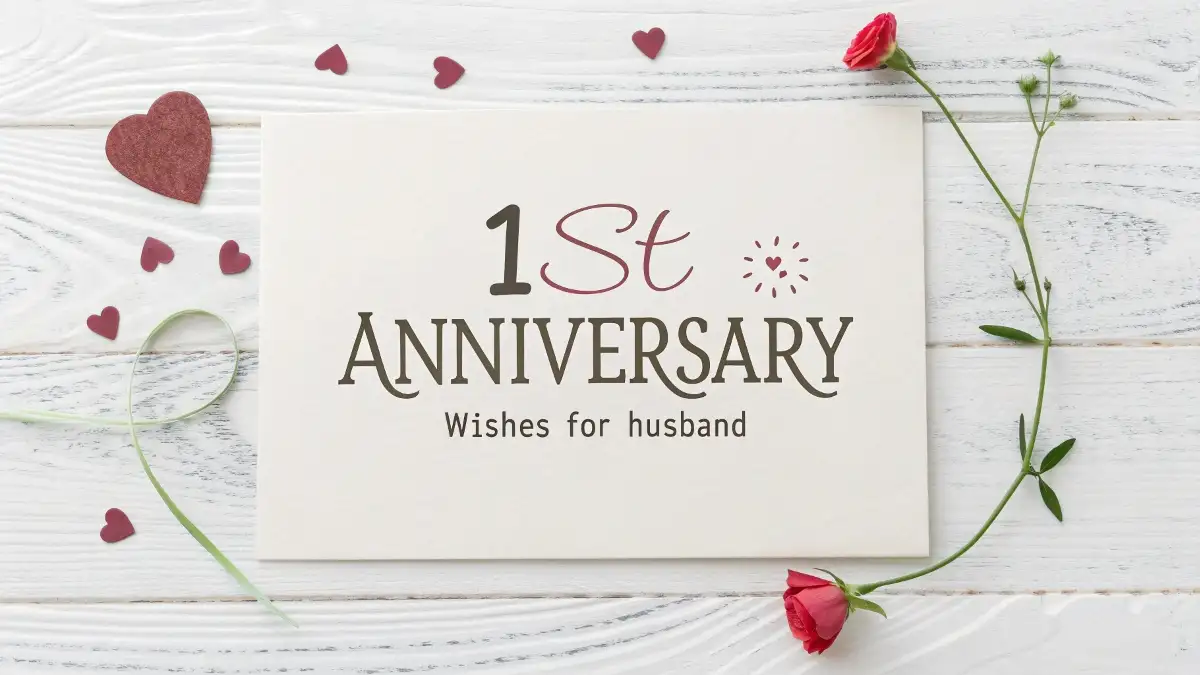 1st Anniversary Wishes for Husband