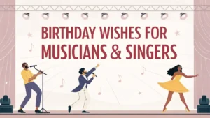 Birthday Wishes for Musicians & Singers