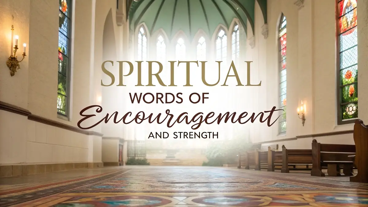 Spiritual Words of Encouragement and Strength