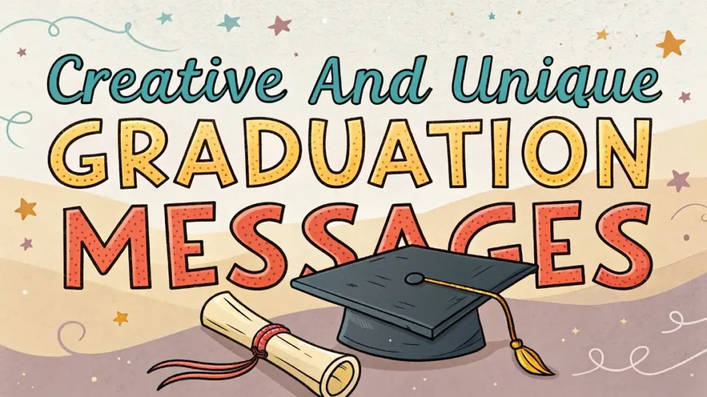 Creative and Unique Graduation Messages