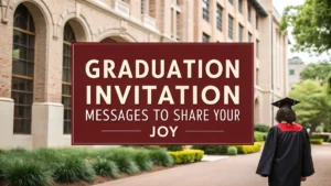 Graduation Invitation Messages to Share Your Joy