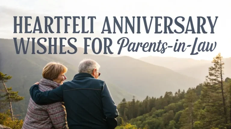 Heartfelt Anniversary Wishes for Parents-in-Law