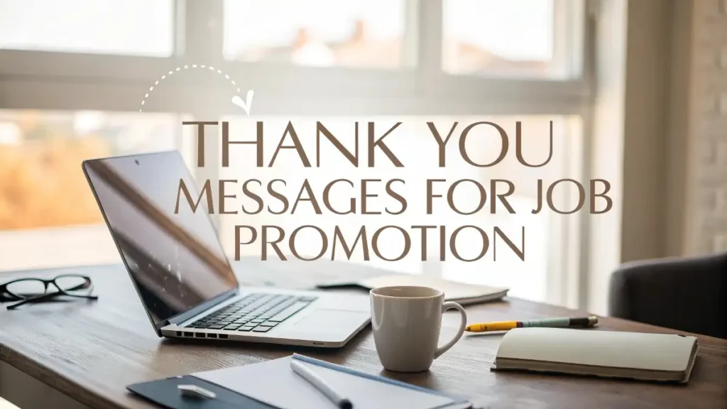 Thank You Messages for Job Promotion