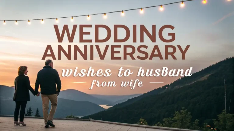 Wedding Anniversary Wishes to Husband from Wife