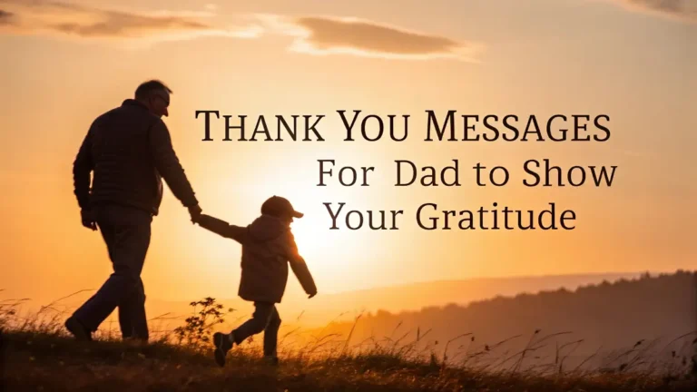 Thank You Messages for Dad to Show Your Gratitude